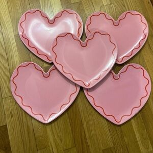 5pk bamboo composite dinner plate pink 8”